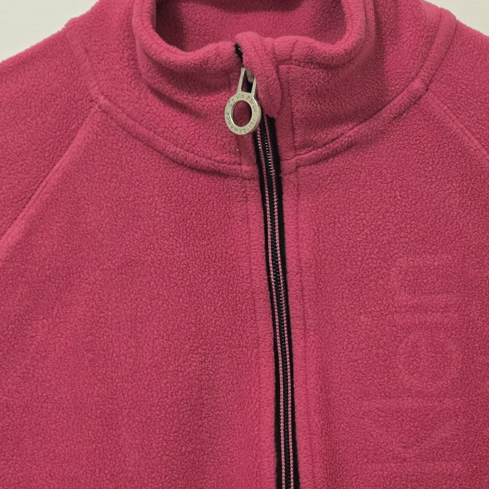 Girls' Juniors‎ Hot Pink Calvin Klein Performance Fleece Jacket
